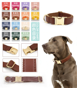 Collar de perro serie de cuero 