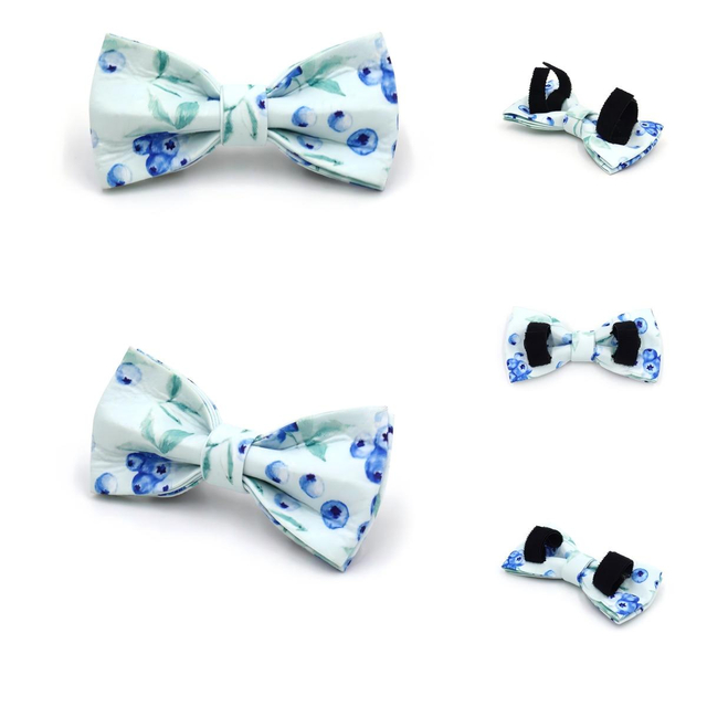 Fruit & Flower Cat Bowtie — 18 Hand-Picked Spring/Summer Prints, the Most Beautiful Mini Cat Bow of the Season